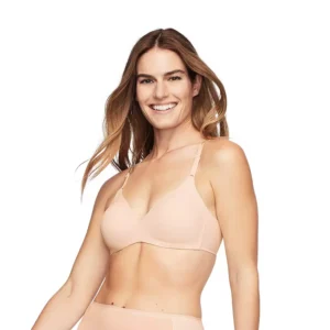 Warners No Side Effects Underarm-Smoothing Comfort Wireless Lightly Lined T-Shirt Bra