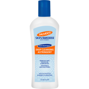 PALMERS SKINSUCCESS WITH VITAMIN E ANTI-DARK SPOT DEEP CLEANSING ASTINGENT WITH LACTIC ACID EUCALYPTUS & MENTHOL