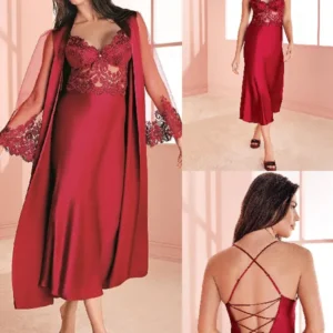 Women's Satin Nightgown Set 275