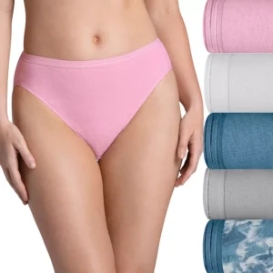 Women's Fruit of the Loom Ultra Soft 5-pack Hi-Cut Panty Set