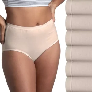 Women's Fruit of the Loom 6-Pack Signature Cotton Brief Panty Set