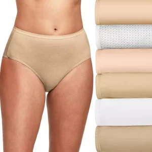 Hanes Ultimate 6-Pack Breathable Cotton Brief Underwear