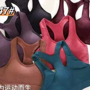 Cross Back Sports Bra Without Hooks