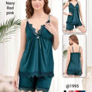 Silk Boxer and Camisole Set