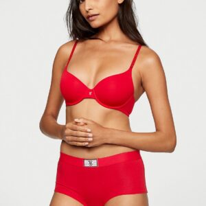 Lightly Lined Cotton Demi Bra